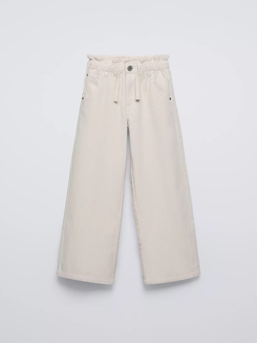 Zara kids wide leg paper bag corduroy pants. Size 11/12